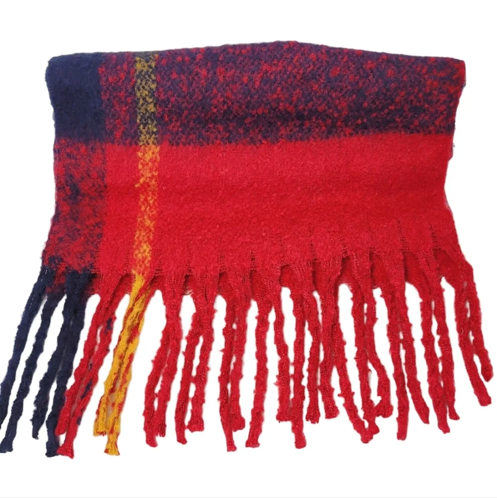 Women's Soft Scarf Pashmina Red/Multi One size